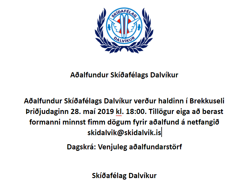 Aðalfundur 2019