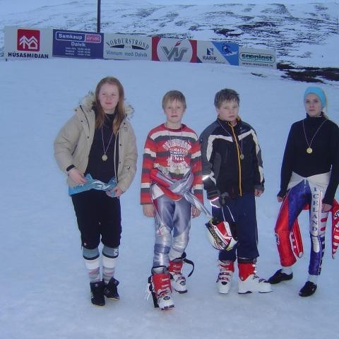 Gestir í 11-12 ára flokki .