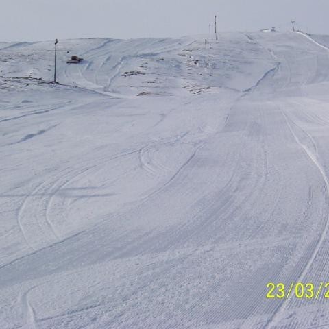 Séð upp Skálabrekku.