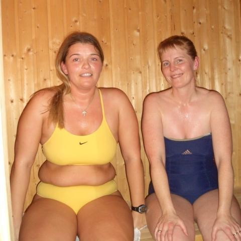 Heimasæturnar í Hytte 27 í gufu