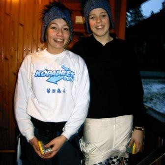 Sigga og Sóley orðnar ekkert smá góðar að brýna