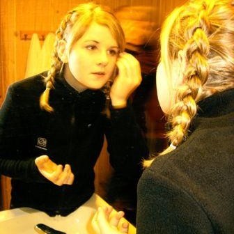 Maður verður náttúrlega að hafa sig smá til fyrir strákana ;-)