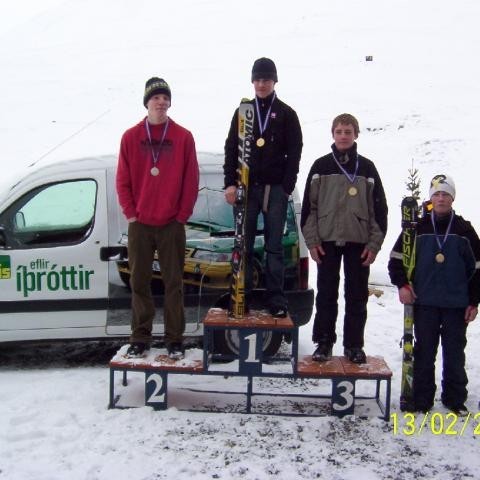 1.Sigmar Örn Hilmarsson VIK
2.Ragnar Valberg Sigurjónsson IR
3.Ólafur Meyvant Jóakimsson ÓLF
4.Huginn Ragnarsson NES
5.Gunnar Þór Halldórsson AKU