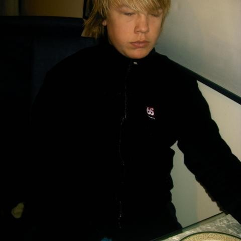 Þorsteinn var alveg að vakna enda mættur í morgunmatinn ;-)