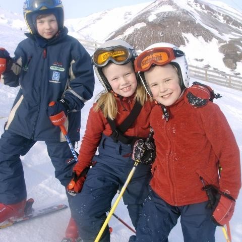 2.-3.bekkur á æfingu í efri lyftunni