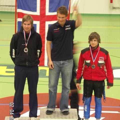 Sigurvegarar í stórsvigi 17-19 ára: 1.Kristinn Ingi Dalvík, 2.Snorri Páll Dalvík og 3.Ingi Már Breiðablik