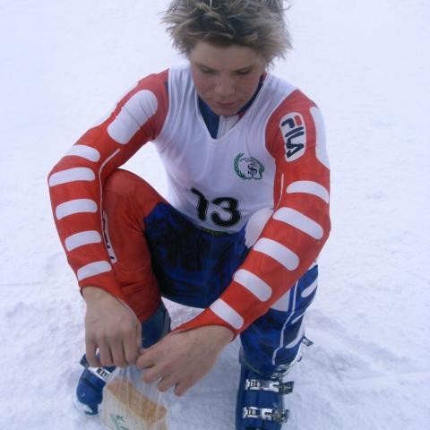 Kjartan í nestispásu