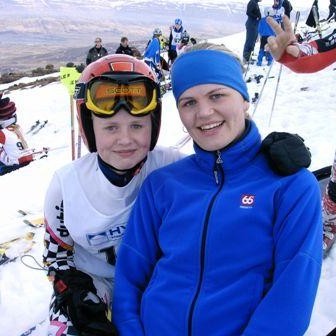 Aldís og Elsa alltaf sætar saman