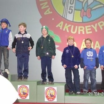 Arnór á palli á fimmtudeginum