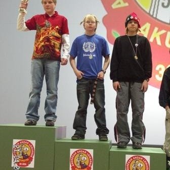 Stefán Daði á palli á fimmtudeginum