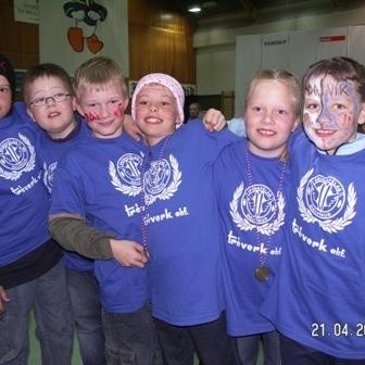 Skúli, Elvar Óli, Sindri, Ásdís, Sóla og Kolbrún í góðum gír