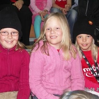 Andrea, Sóla og Ásdís svolítið þreytulegar á lokadeginum ;-)