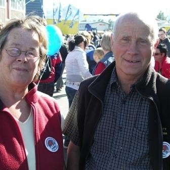 Jóhann og frú frá Akureyri