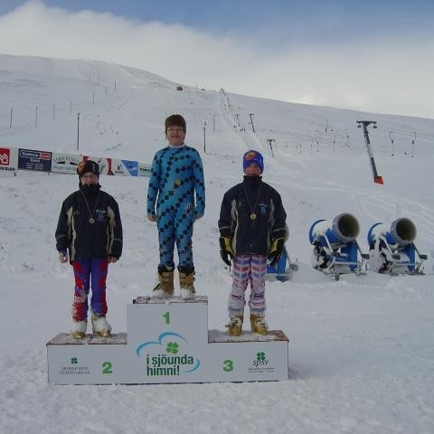 1. Elvar Óli Marinósson.- 2. Sindri Már Óskarsson.- 3. Skúli Lórens Tryggvason.