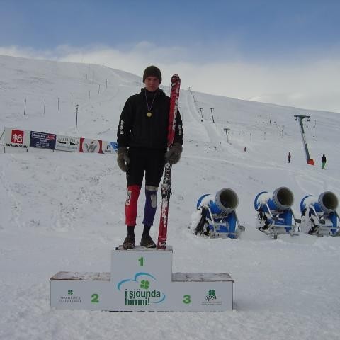 Kári Brynjólfsson sigraði í karlaflokki.