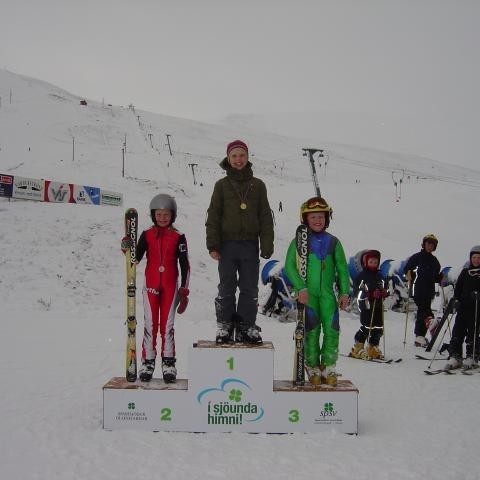 1. Magdalena Dagmannsdóttir.- 2. Andrea Sól Þórðardóttir.- 3. Sólrún Anna Óskarsdóttir