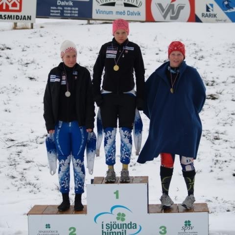 3. mars.
17-19. ára stelpur.
1. Salome Tómasdóttir
2. Agla Gauja Björnsdóttir
3. Selma Benedíktsdóttir