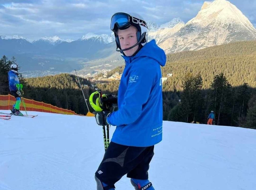 Dagur Ýmir Sveinsson á YOG í Gangwon Suður-Kóreu.