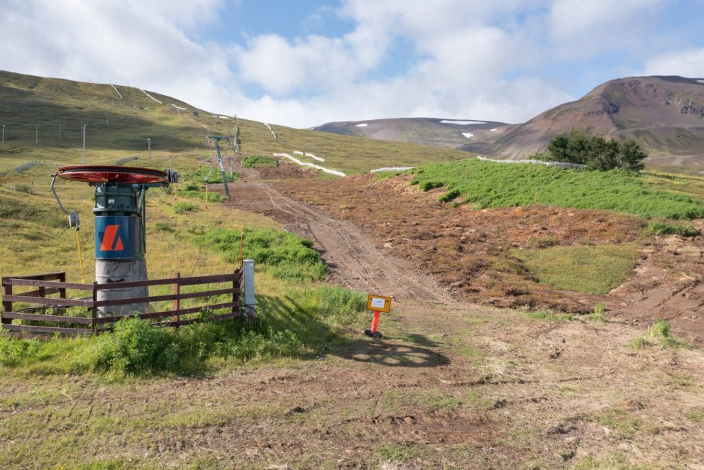 Framkvæmdum að mestu lokið í Barnabrekku