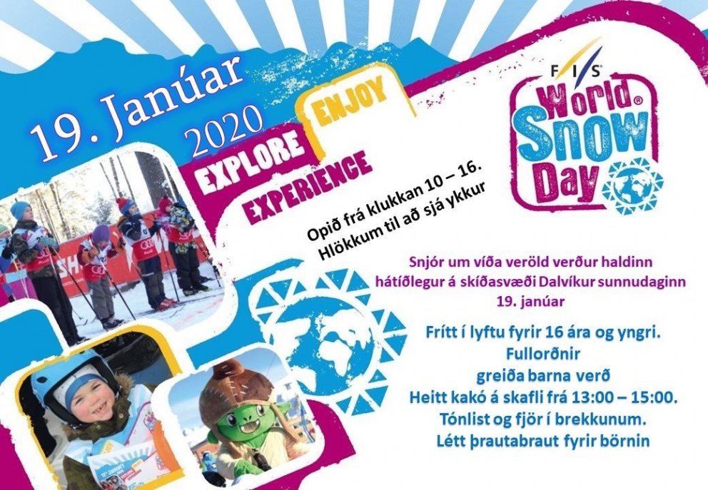 World Snow Day á sunnudaginn