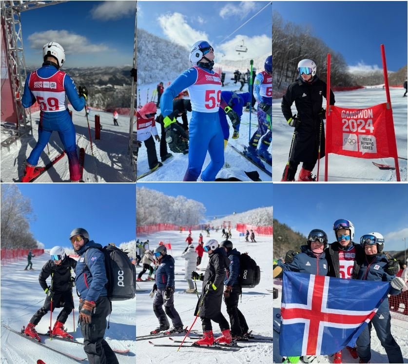 Dagur Ýmir hefur hafið keppni.