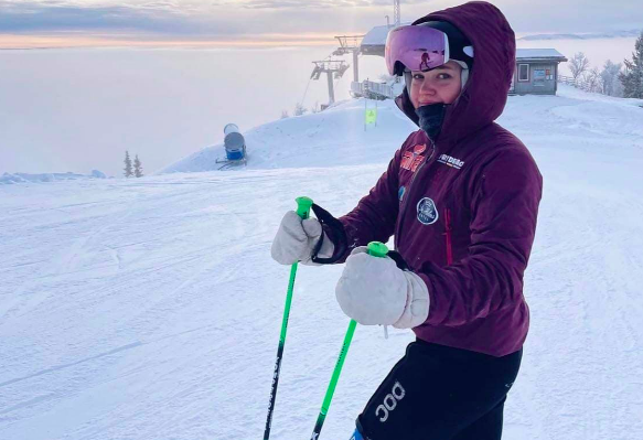 Esther Ösp keppti í Þrándheimi í vikunni.