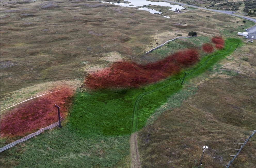 Vel heppnuð gönguferð og kynningarfundur í Bergi 14. Júlí klukkan 17:00