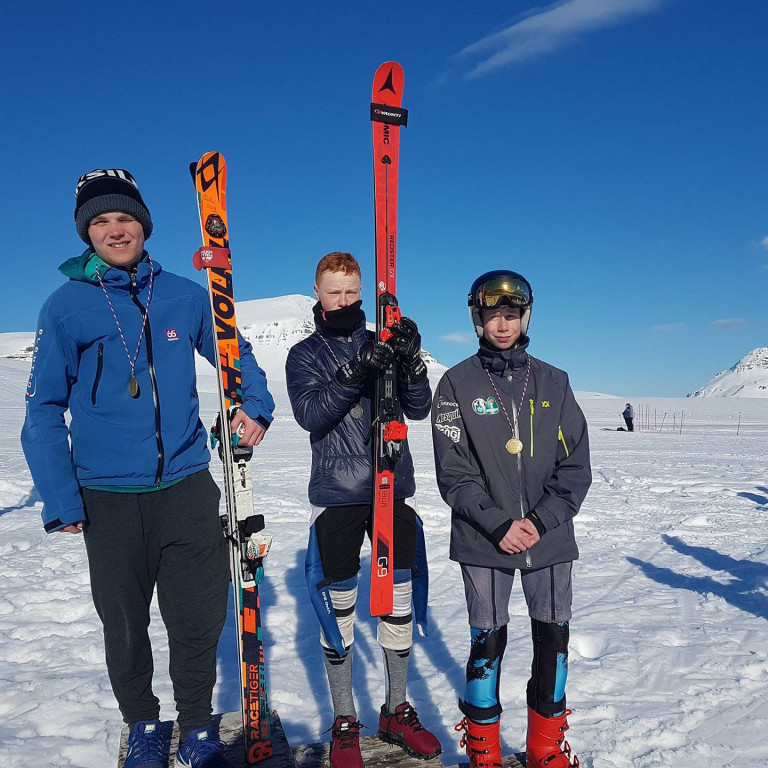 Guðni Berg vann tvöfallt í Stafdal um helgina.