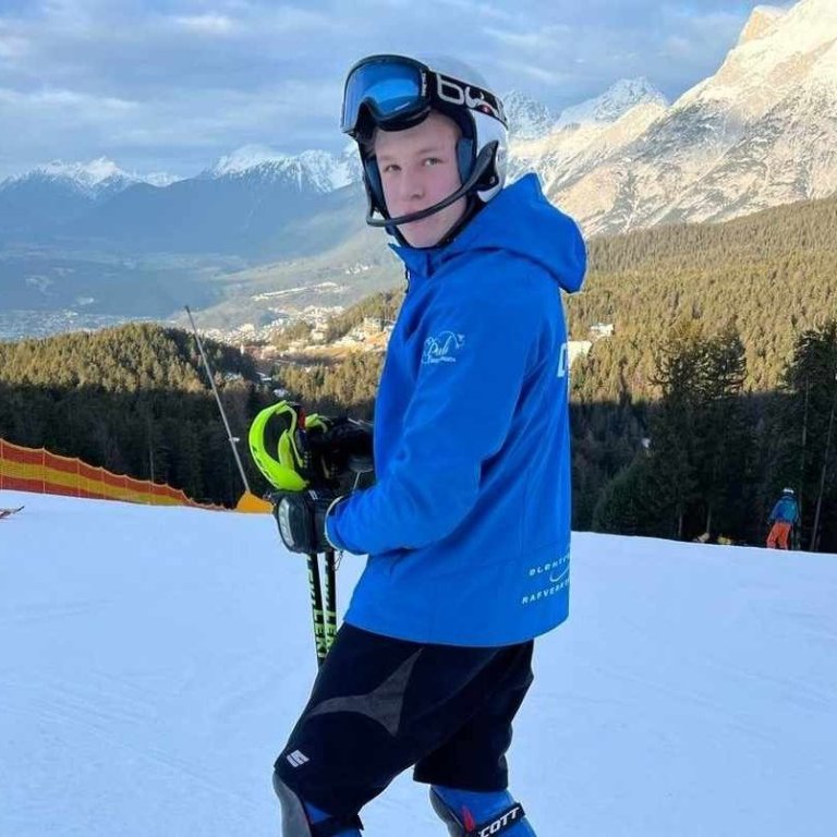 Dagur Ýmir Sveinsson á YOG í Gangwon Suður-Kóreu.