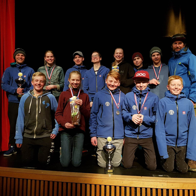 Allur hópurinn eftir sigursælt UMÍ-2018