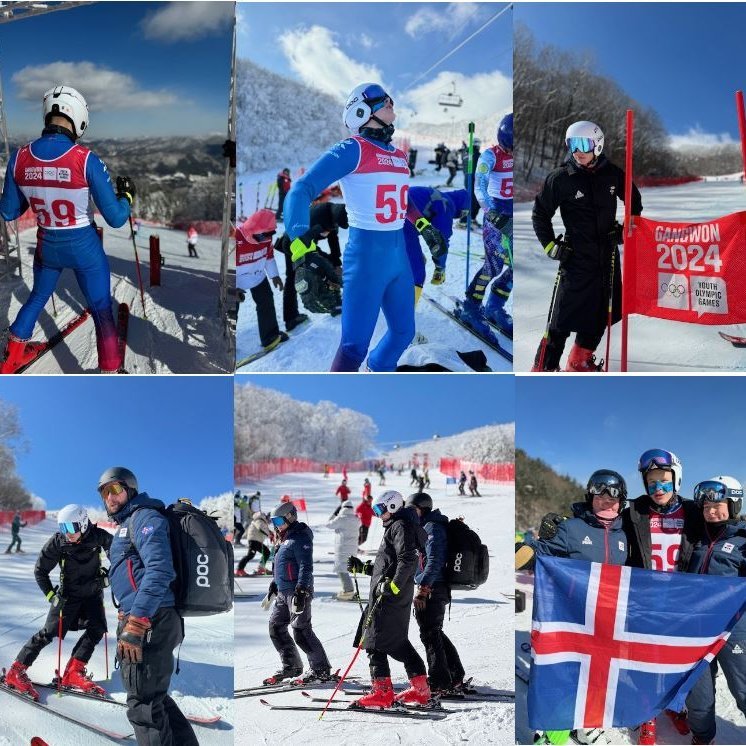 Dagur Ýmir hefur hafið keppni.