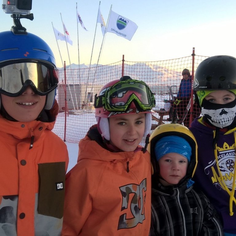 Byrjendakennsla Skíðafélags Dalvíkur 2022