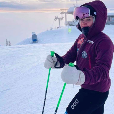 Esther Ösp keppti í Þrándheimi í vikunni.