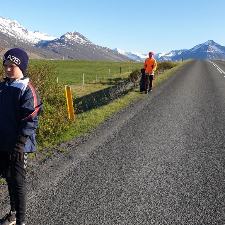 Á lokametrum í ruslatínslu
