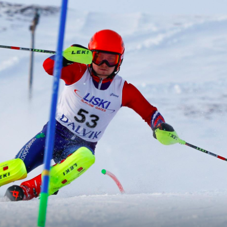 Guðni Berg á bikarmóti á heimavelli 2018