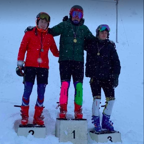 Torfi Jóhann (tv) lenti í öðru sæti í flokki 16-17 ára